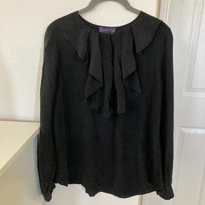 HALE BOB RUFFLED FRONT BLOUSE